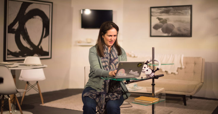 woman on laptop
