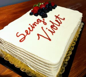 Opening night cake